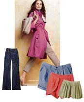 Pants for Spring 2010 from crops to short shorts